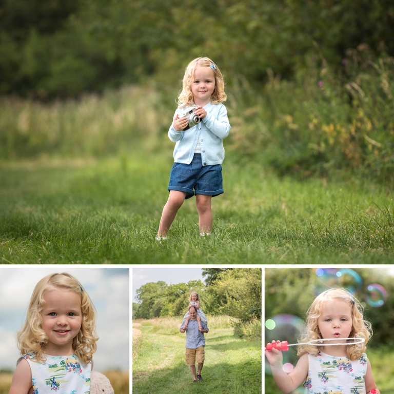 Family photography in the cornfields