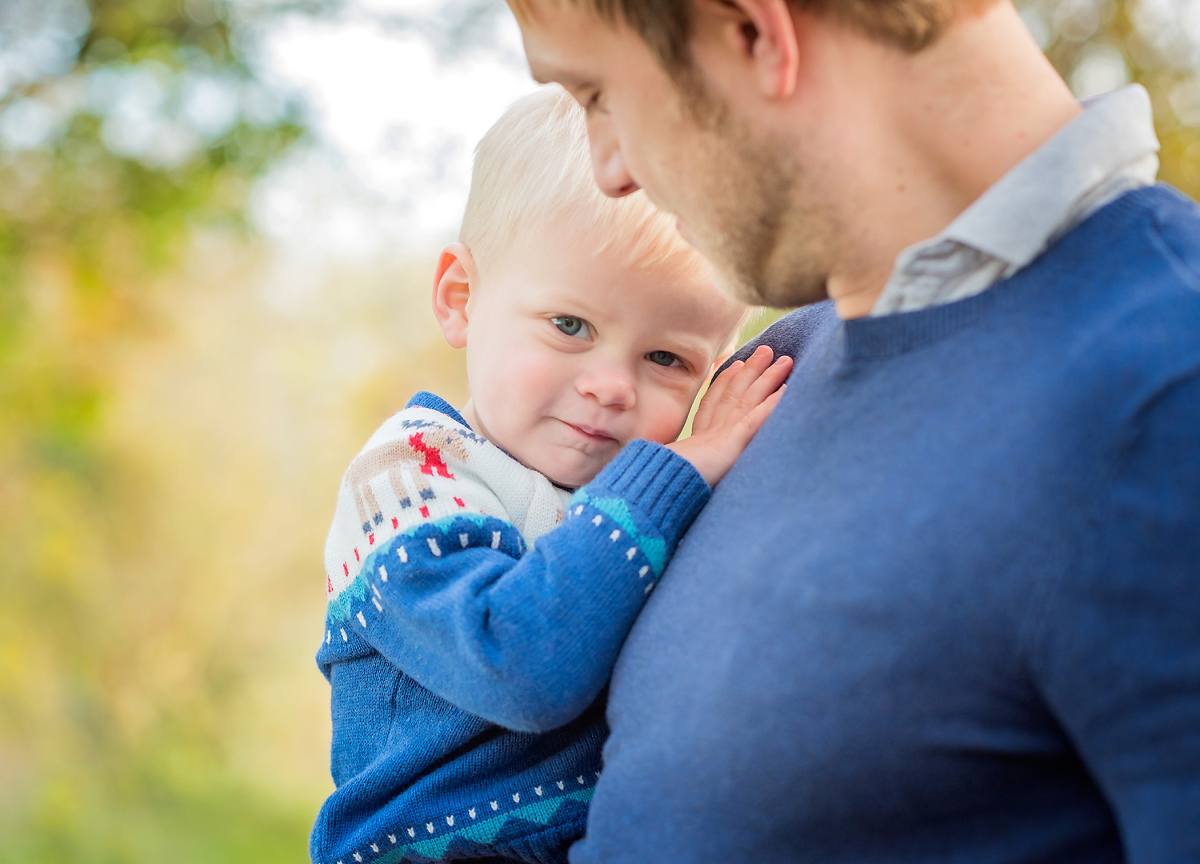 Baby boy with dad