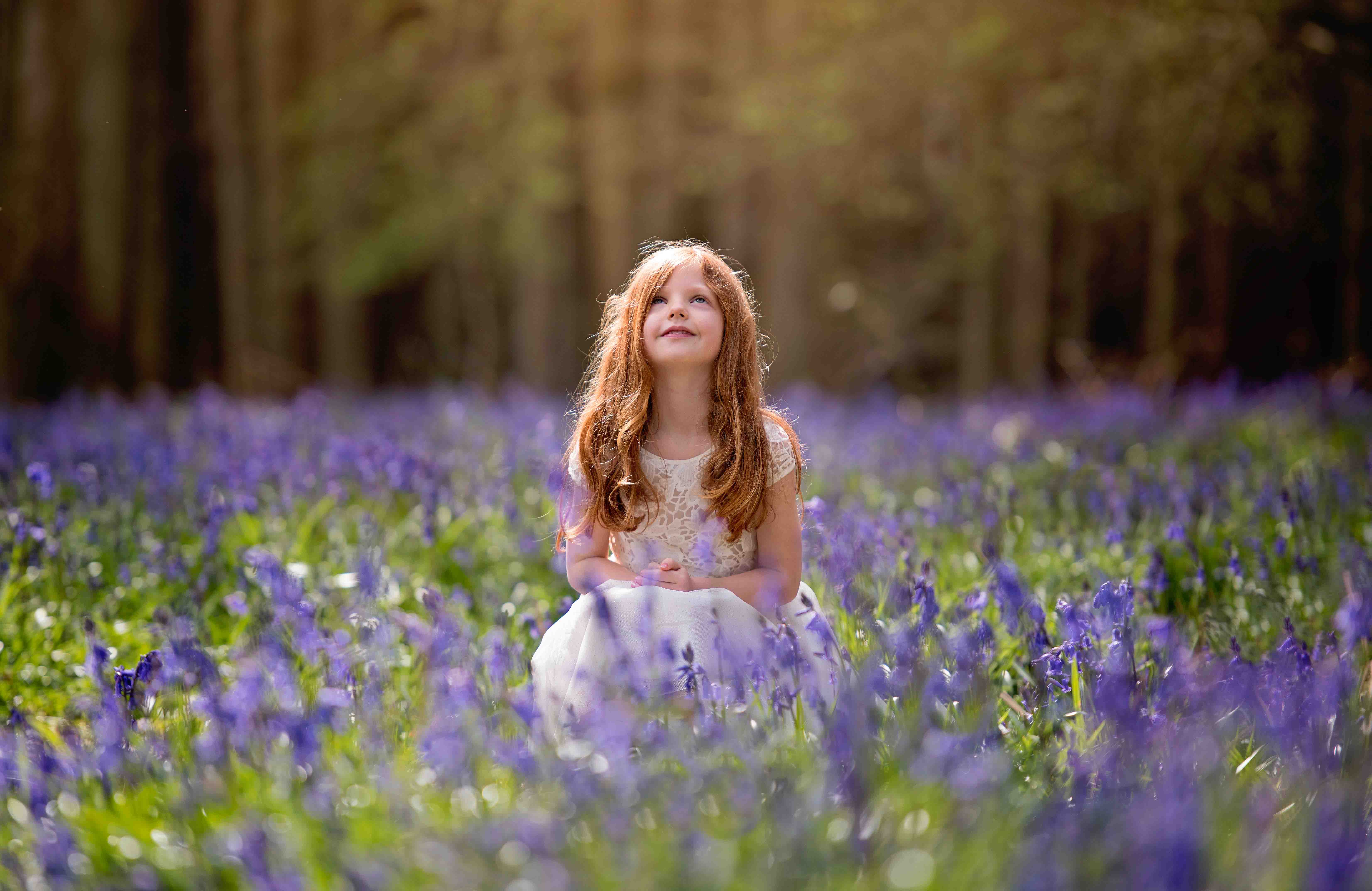 Girl in the Bluebells