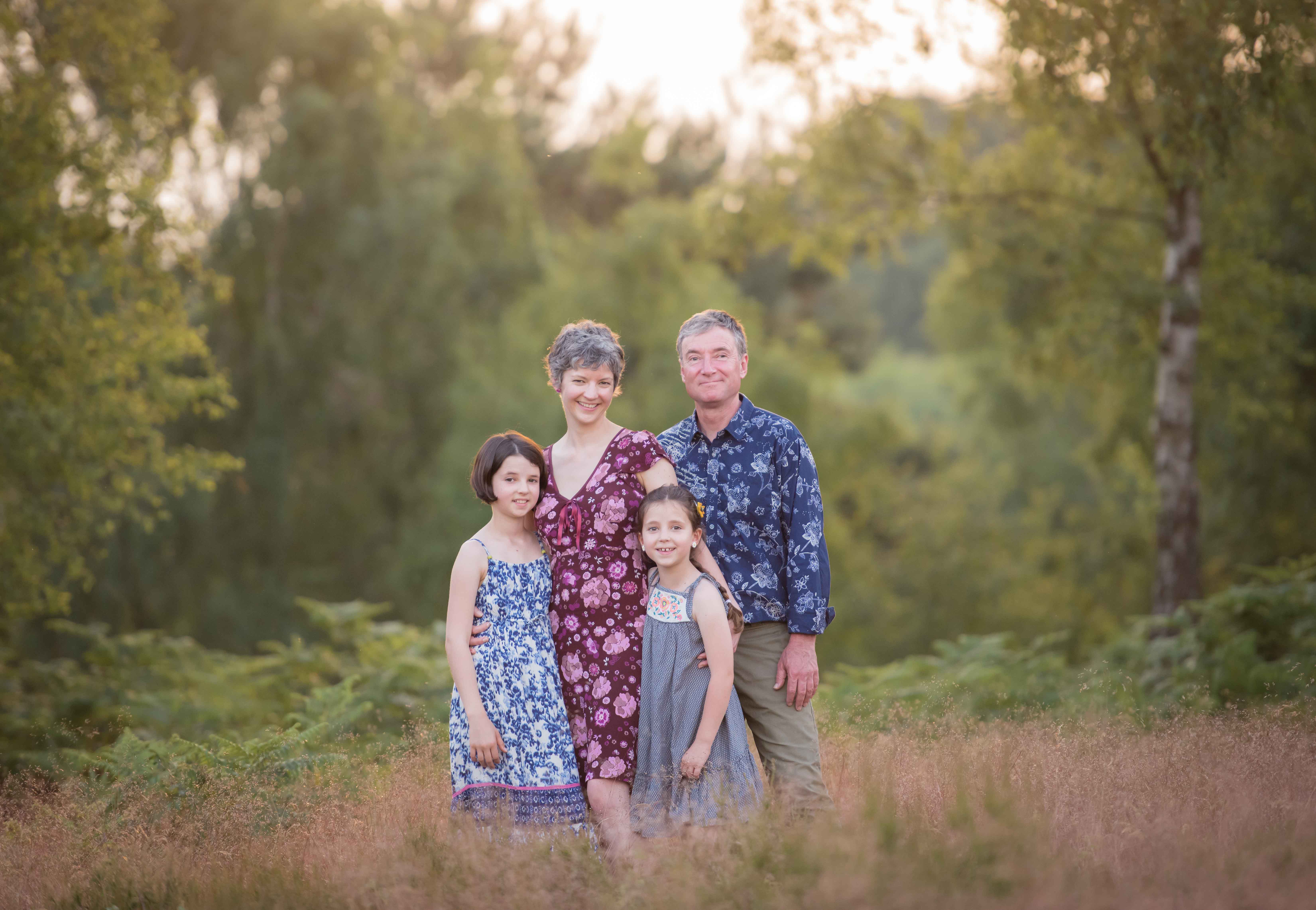 Family photo shoot with mum and dad