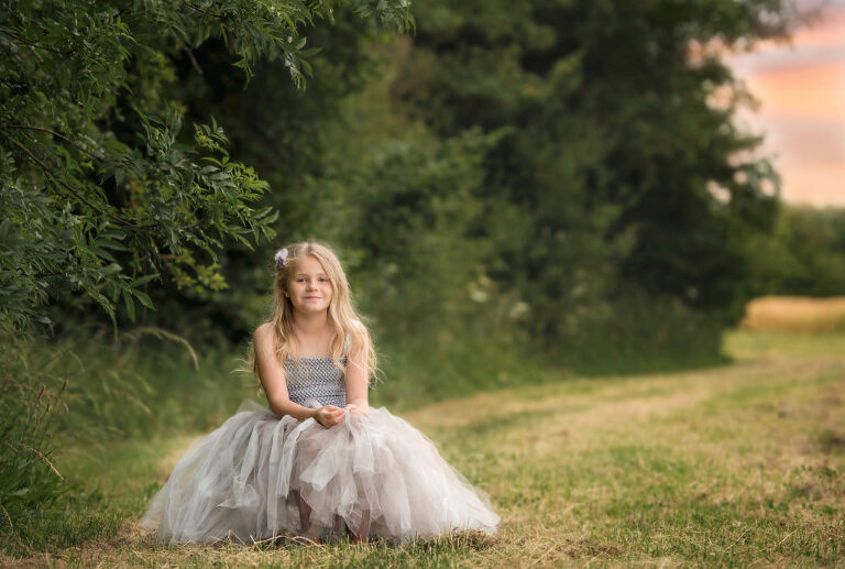 Girl enjoying a summer photo shoot